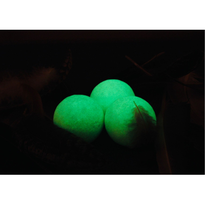 Calciet bol 'glow-in-the-dark'